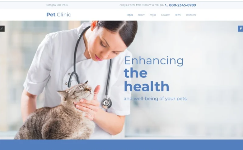 Pet Clinic - Vet Medicine Responsive Joomla Template