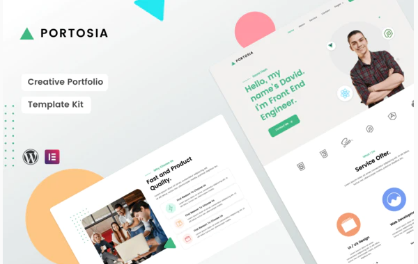 Portosia | Creative Portfolio Template Kit
