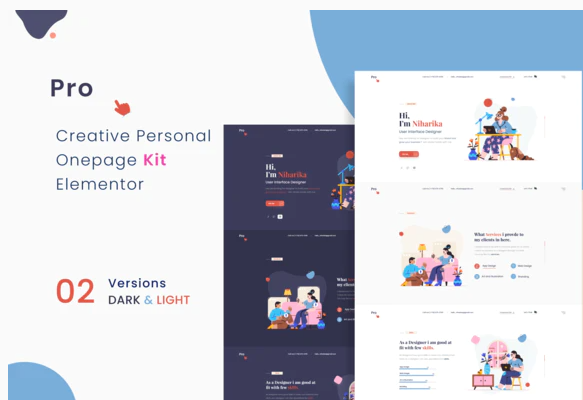 Prokit - Personal Portfolio Elementor Template Kit