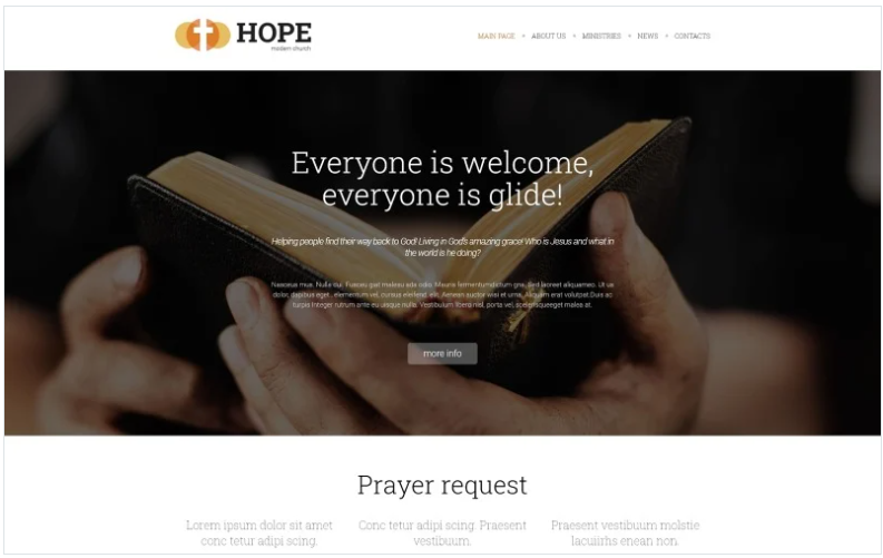 Religious Joomla Template