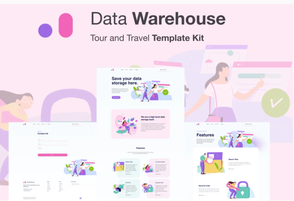 Stroranger - Data Warehouse Elementor Template Kit