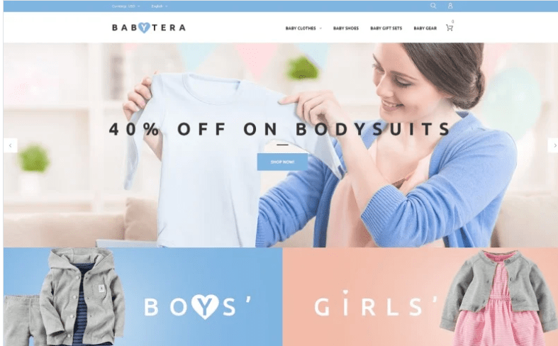 Babytera - Baby Store Magento Theme