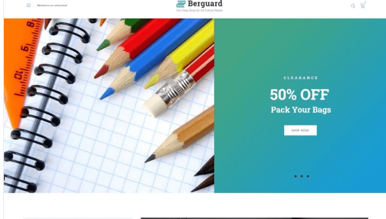 Berguard - Office & Stationery Supplies Magento Theme