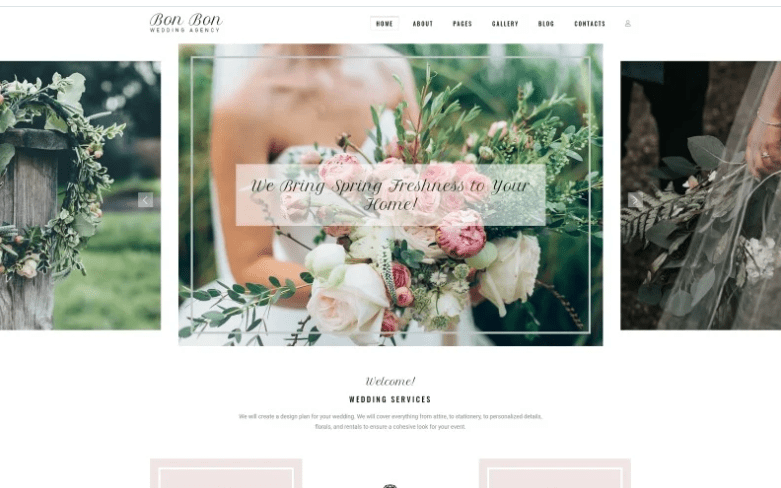 Bon Bon - Wedding Agency Joomla Template