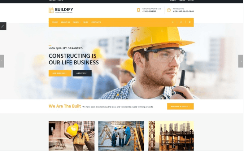 Buildify - Construction Company Joomla Template