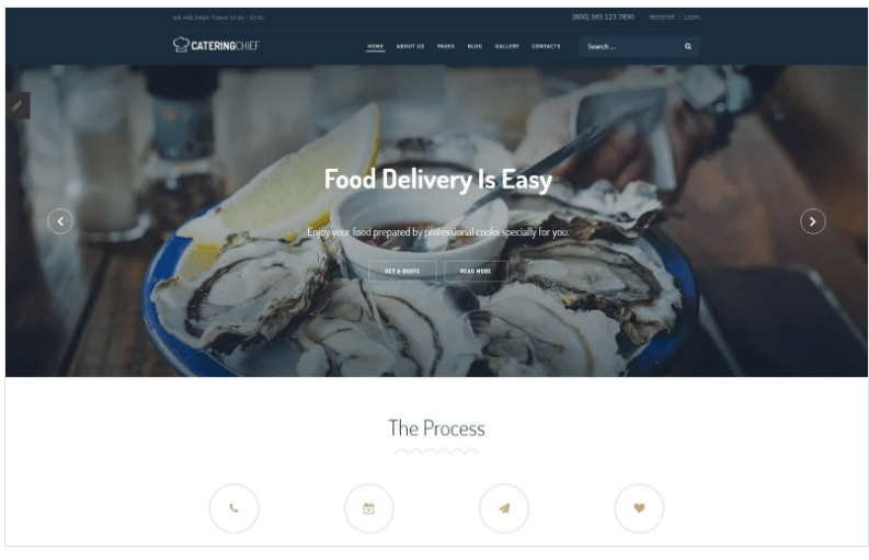 Catering Chief - Catering Joomla Template