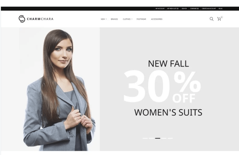 CharmChara - Fashion Store Magento Theme