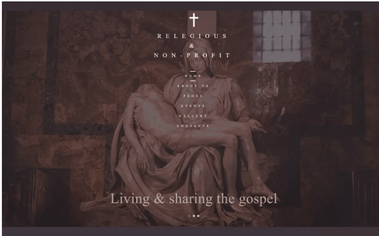 Christian Church - Religious & Non-Profit Joomla Template