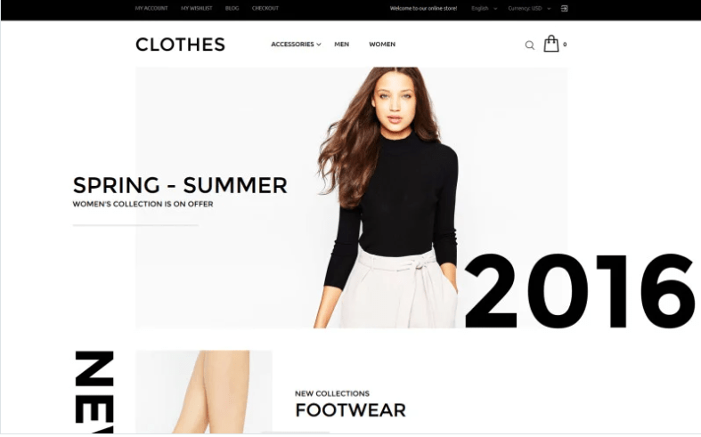 Clothes Store Magento Theme