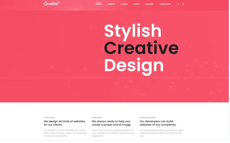 Creative - Web Design Studio Joomla Template