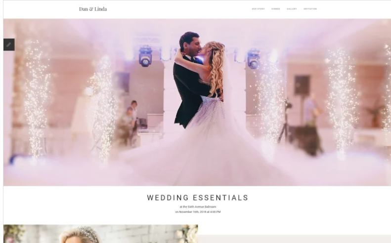 Dan & Linda - Sophisticated Wedding Joomla Template