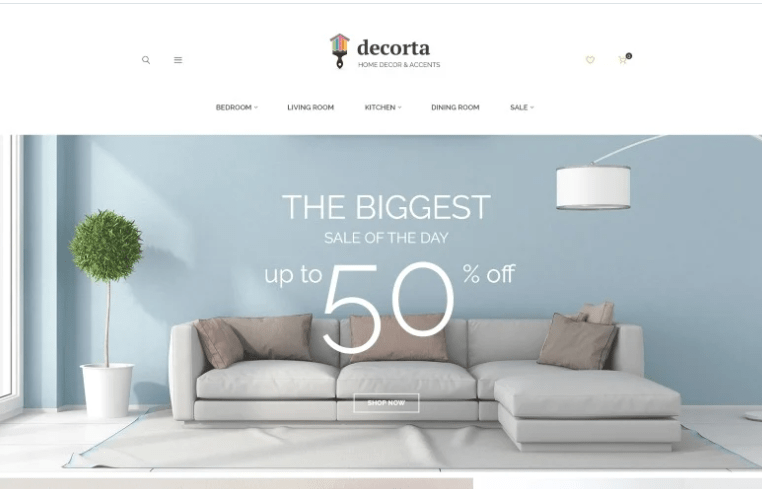 Decorta - Home Deco Responsive Magento 2 Theme