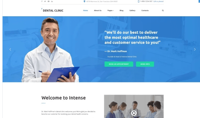 Dental Clinic - Dentistry Responsive Joomla Template