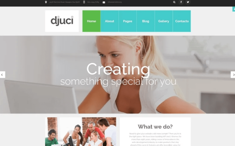 Djuci - Web Design Agency Joomla Template