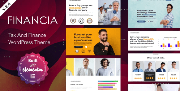 Financia - Tax and Finance WordPress Theme