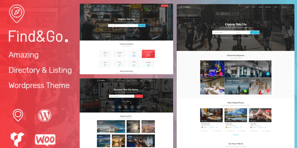 Product Image - Findgo – Directory Listing WordPress Theme 1.3.57