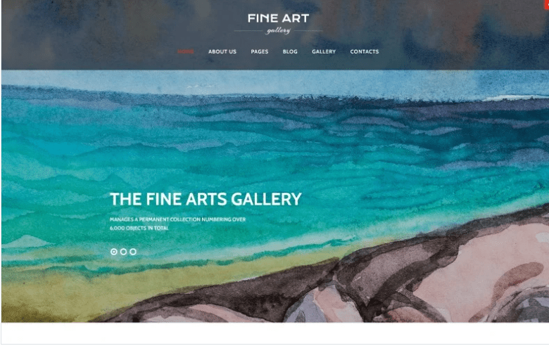 Fine Art - Art & Culture Gallery Responsive Joomla Template