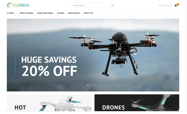 FlyCross - Drones Store Magento Theme