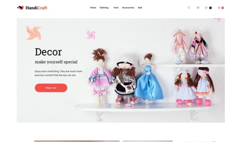 HandiCraft - Handmade Goods Shop Responsive Magento Theme