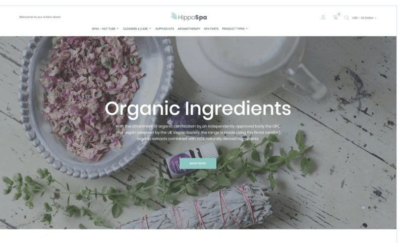 HippoSpa - SPA Store Magento Theme