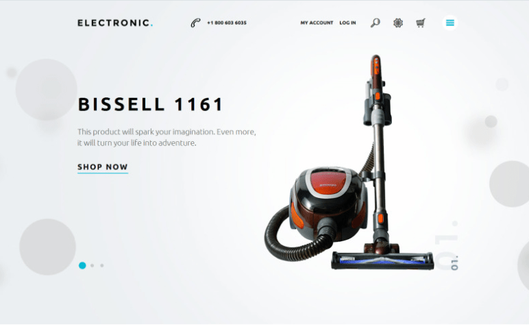 Home Electronics Magento Theme