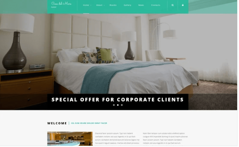 Hotel Suite Joomla Template