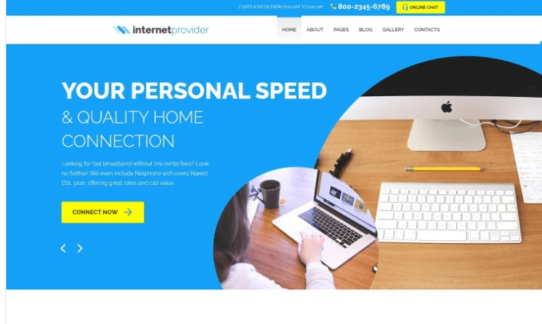 Internet Provider Joomla Template