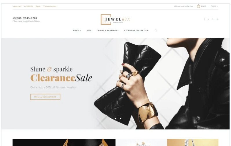 Jewelrix - Jewelry Store Magento 2 Theme