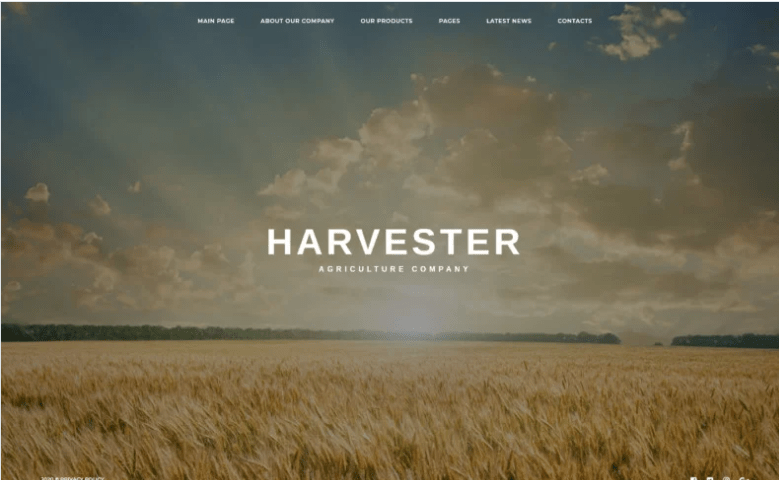 Large Picture Agriculture Joomla Template