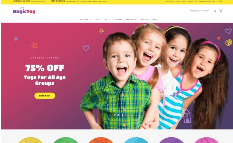 MagicToy - Baby Toys Magento Theme