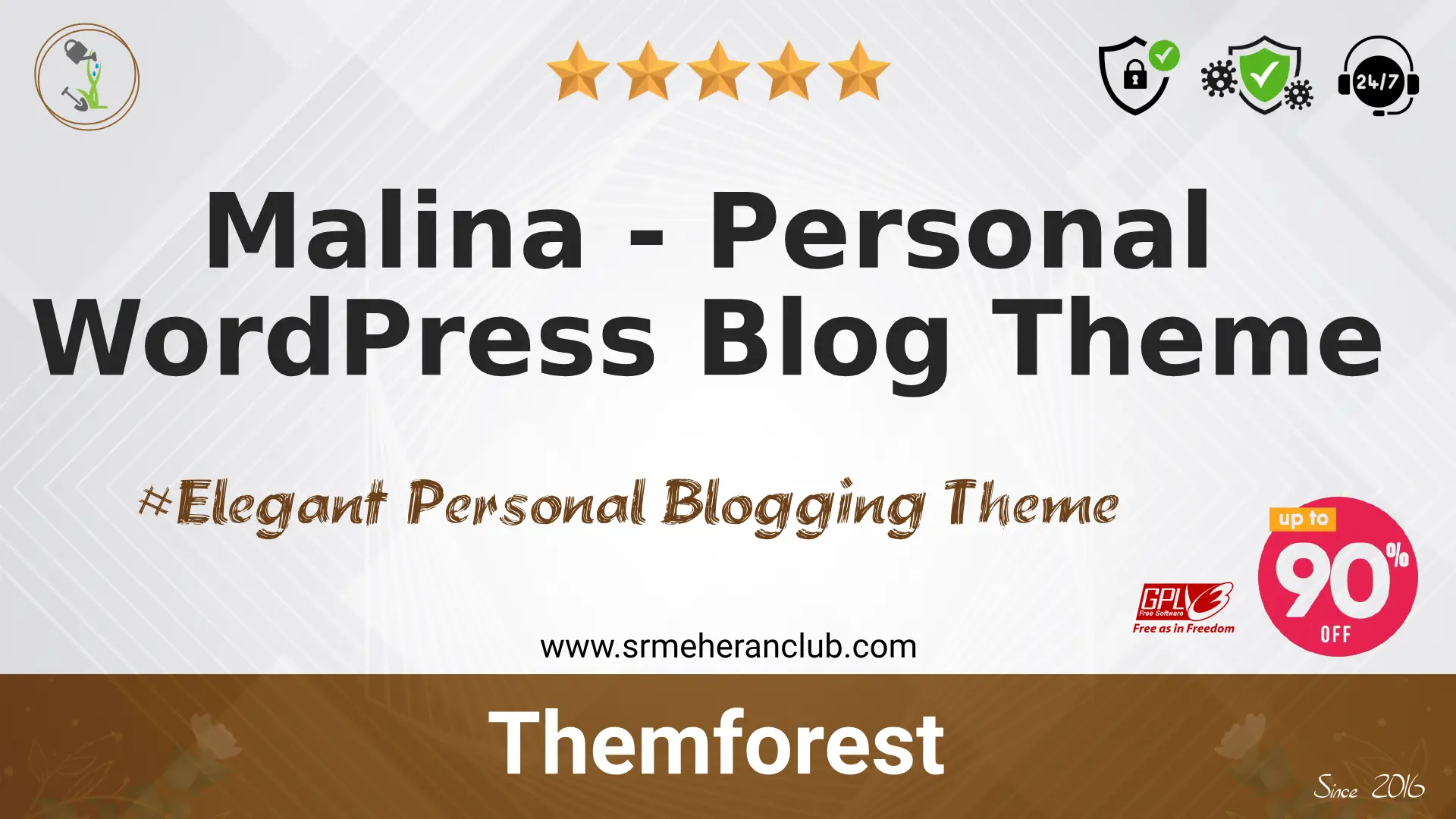 Malina – Personal WordPress Blog Theme — Theme by Themeforest