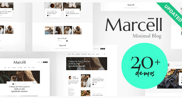 Marcell - Personal Blog & Magazine WordPress Theme