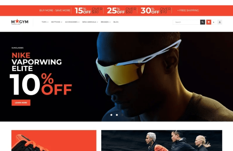 MyGym - Sports Training Gear Store Theme Magento Theme