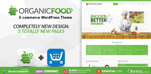 Organic Food - Farm & Food Business Eco WordPress