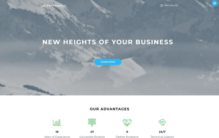 Proconsult Joomla Template