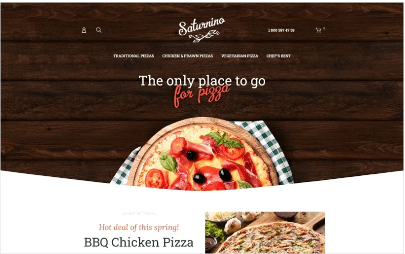 Saturnino - Pizza Responsive Magento Theme
