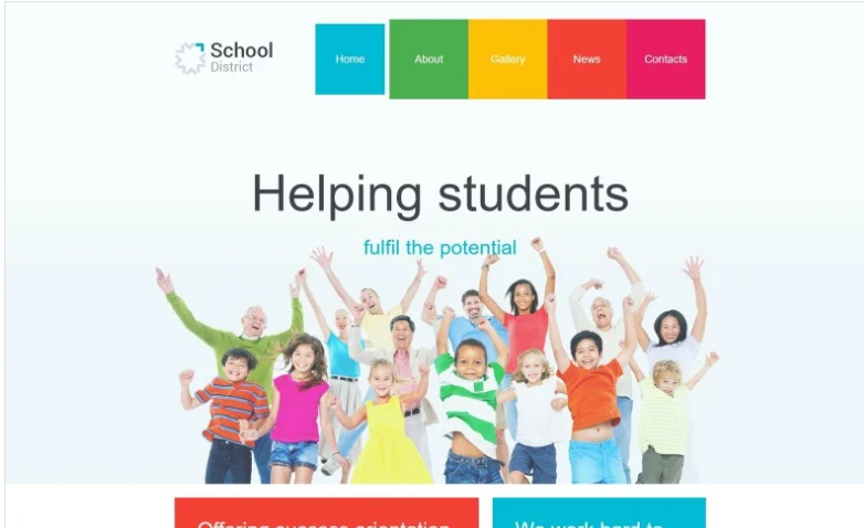 School District Joomla Template