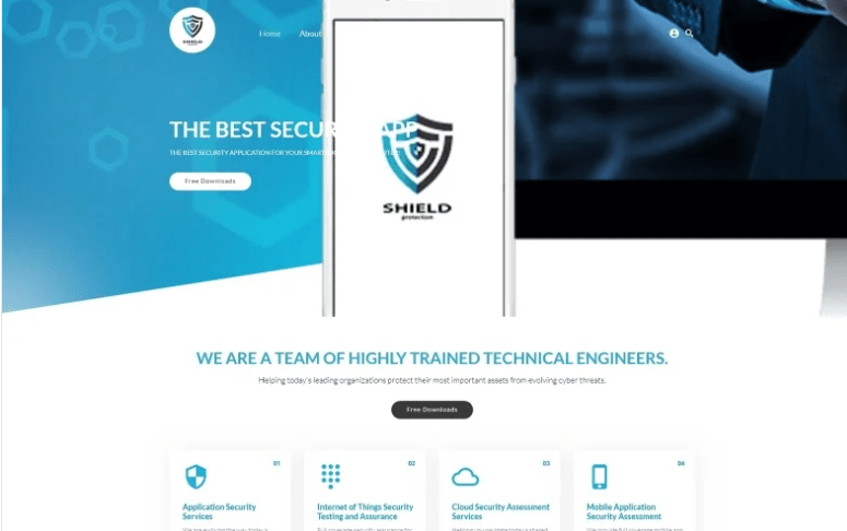 Shield - The Best Security App Joomla Template