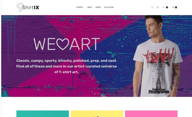 ShirtIX - T-Shirt Shop Responsive Magento Theme