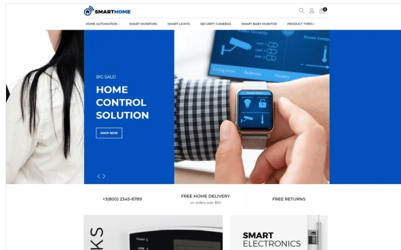 SmartHome - AMP Home Electronics Magento Theme