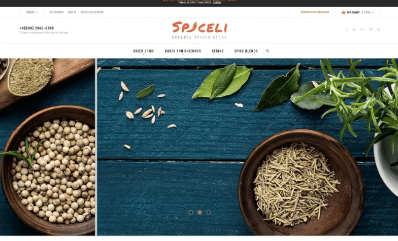 Spiceli Magento Theme