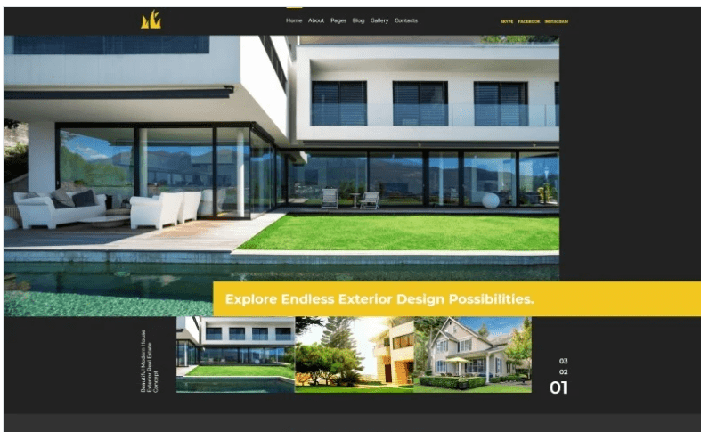 Sweet Home - Exterior Design Joomla Template
