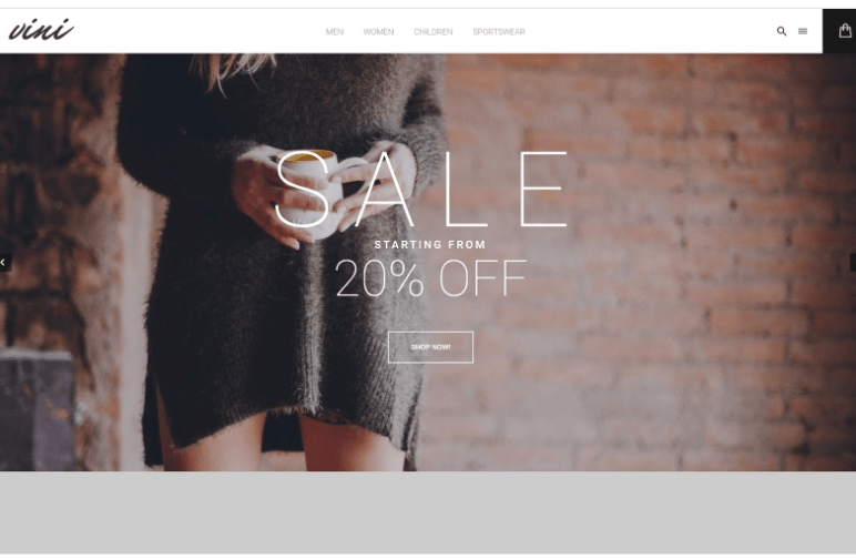 Vini - Fashion Shop Magento 2 Theme
