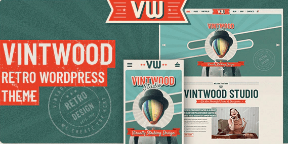 VintWood - Vintage, Retro WordPress Theme