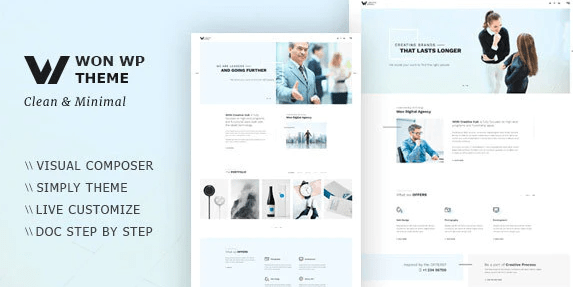 WON Creative Minimal WordPress Theme