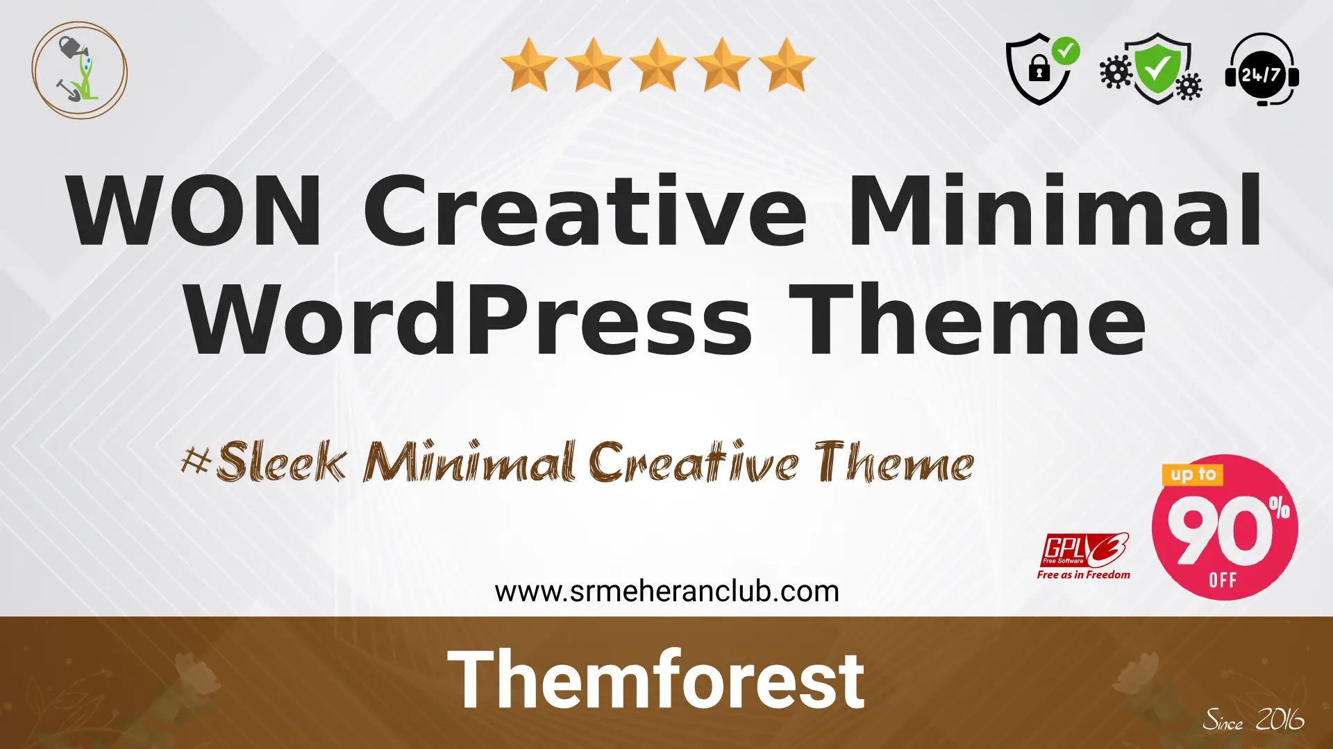 WON Creative Minimal WordPress Theme — Theme by Themeforest