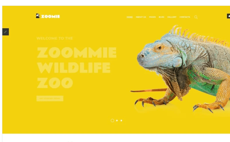 Zoomie - Wildlife Zoo Joomla Template