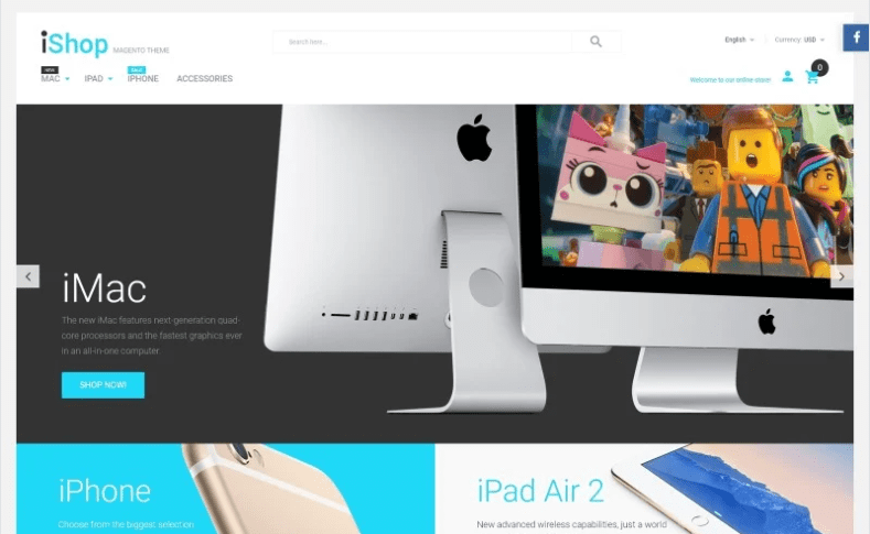 iShop - Electronic Devices Magento Theme