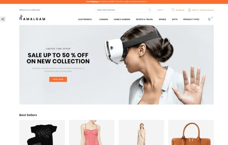 Amalgam - Wholesale Magento Theme