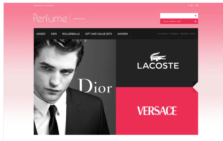 Choice of Perfumes Online Magento Theme